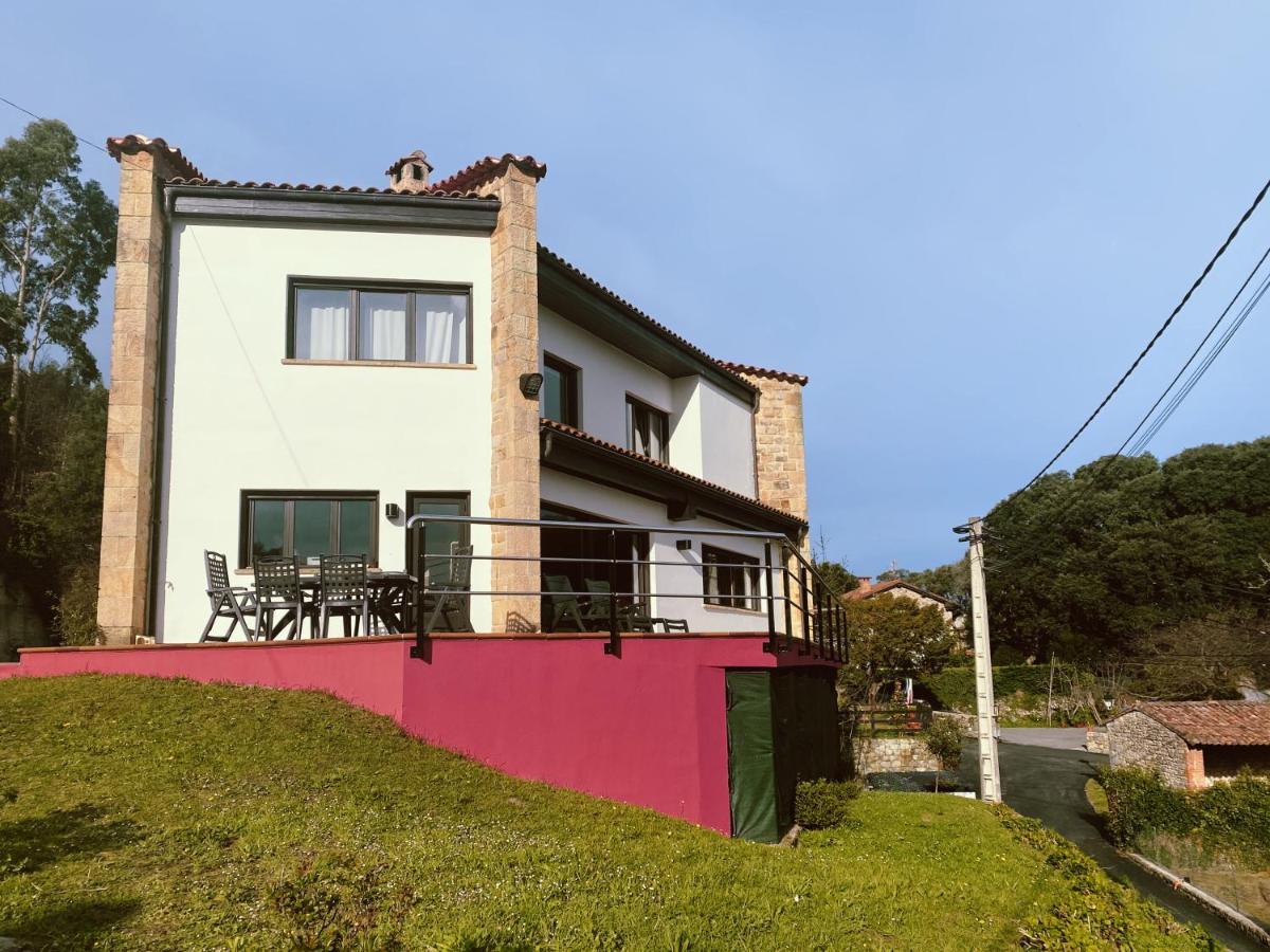 La Jarocha, Casa Con Vistas Al Mar En Pechon Villa ภายนอก รูปภาพ